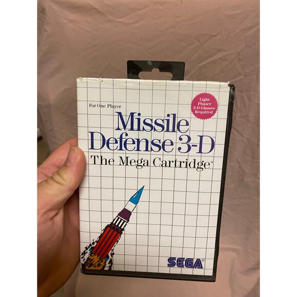 Missile Defense 3-D Case (Sega Master System, 1987) CIB - Picture 1 of 3